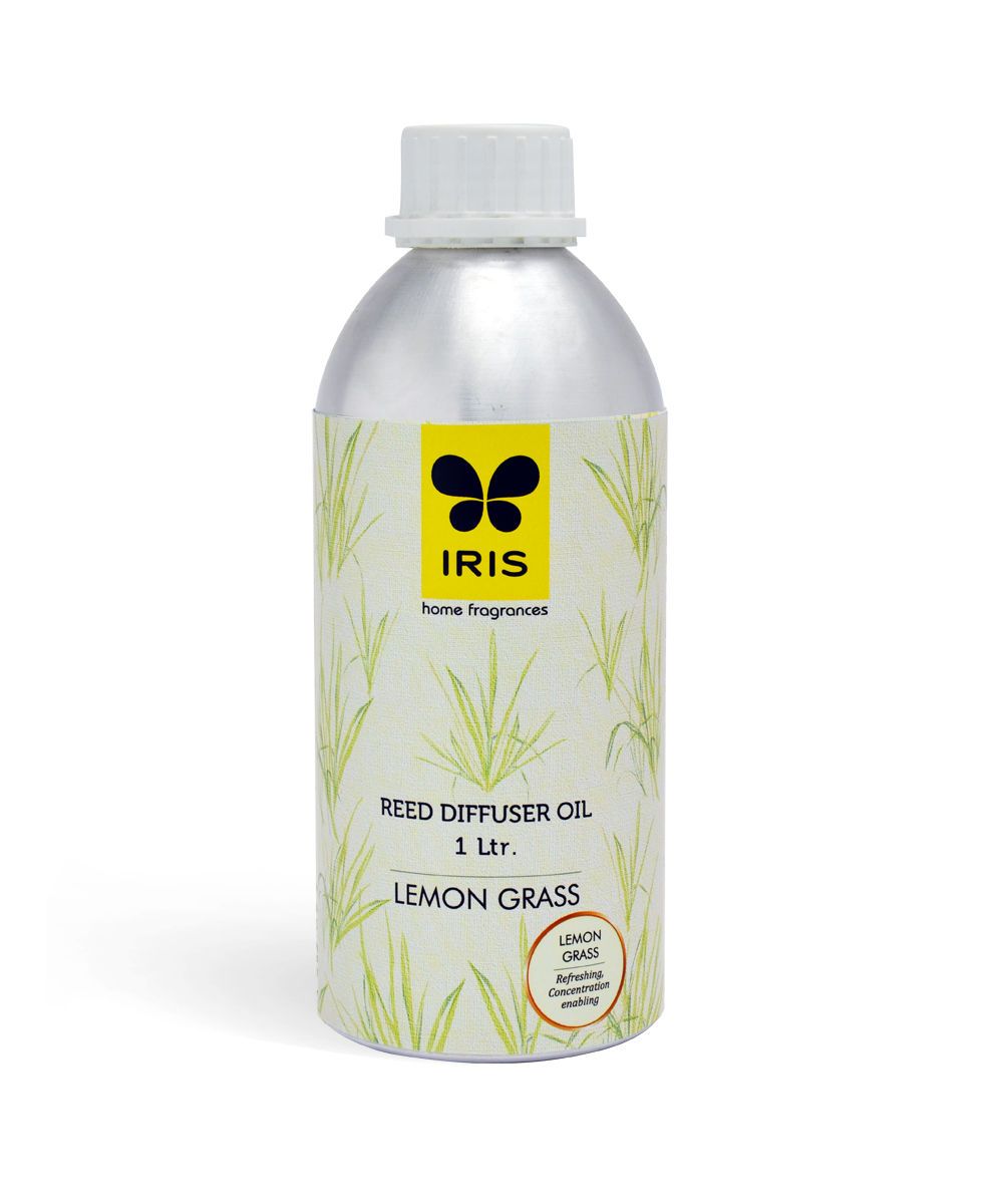 Iris Reed Diffuser Oil - Lemon Grass (1000ml) - Niram