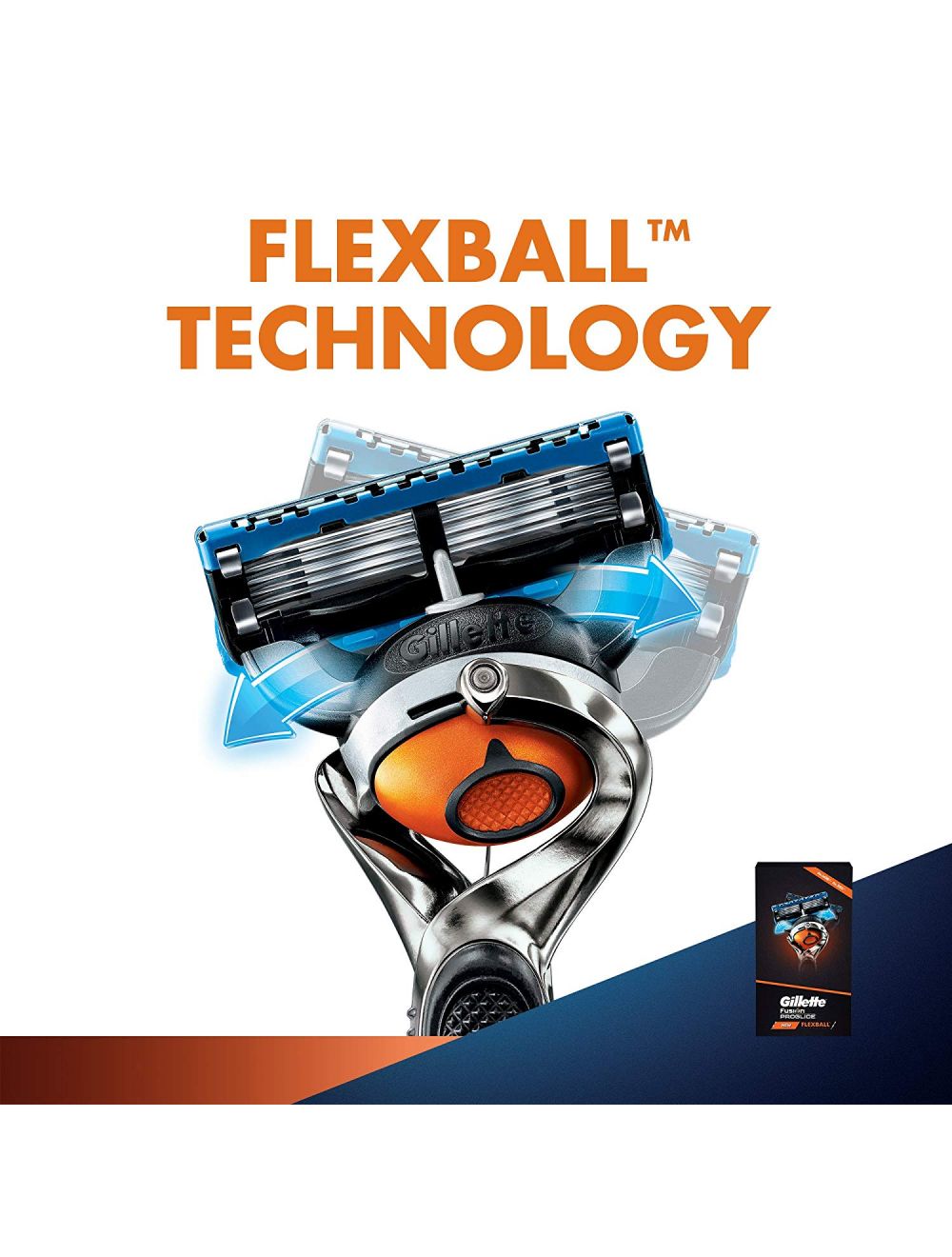 Gillette Flexball ProGlide Combo Pack and Flexball Razor with 4 Flexball Cartridge - Niram