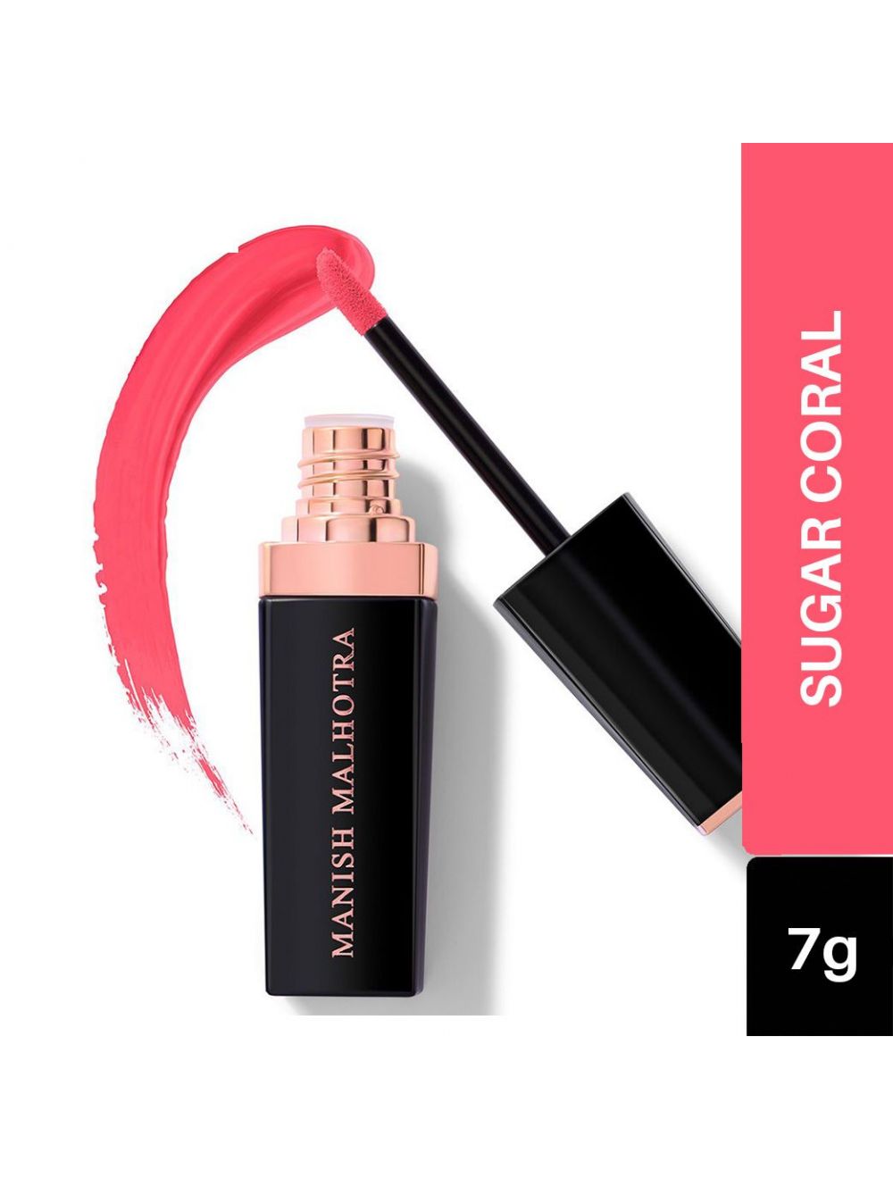 MyGlamm Manish Malhotra Liquid Matte Lipstick - Sugar Coral