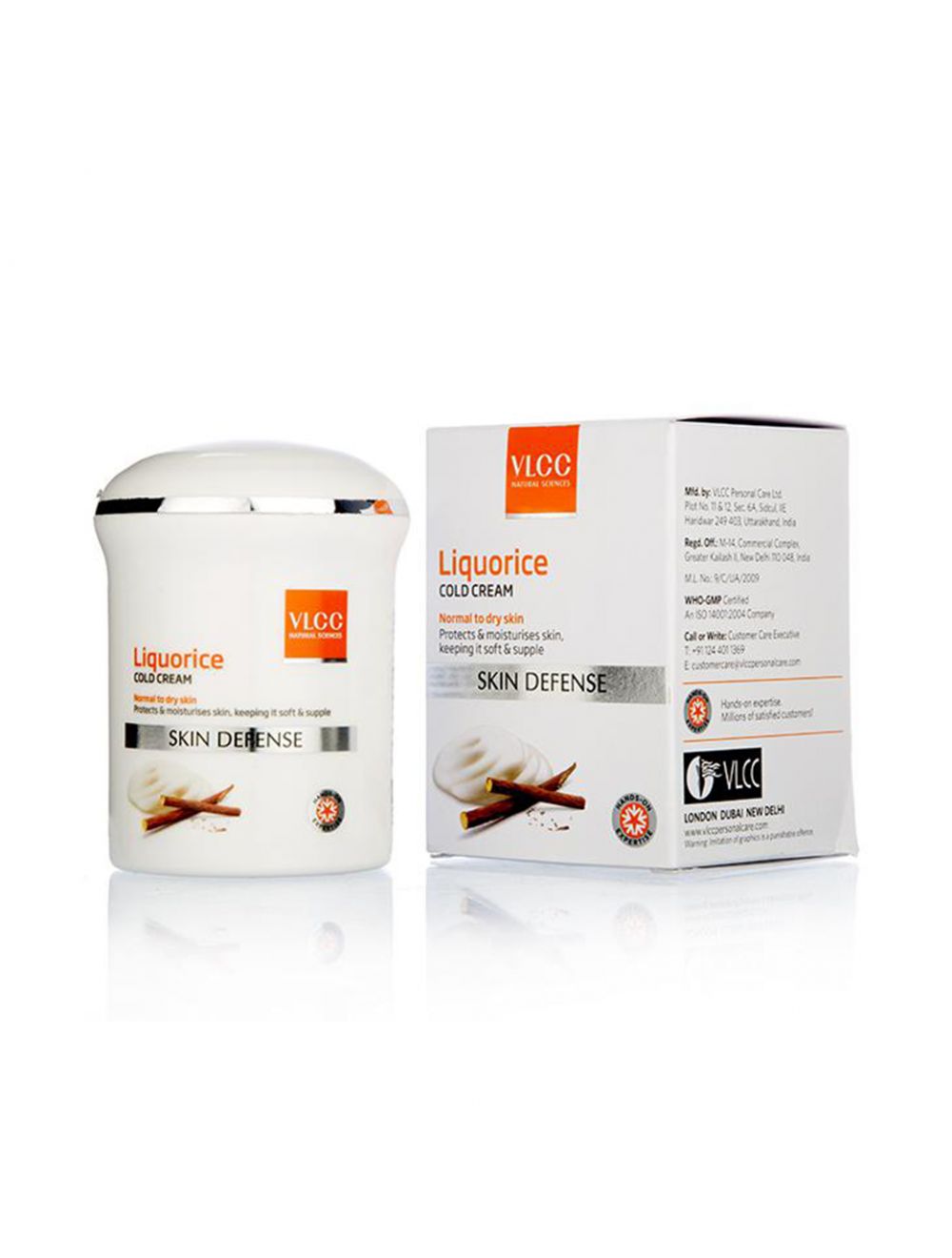 VLCC Liquorice Cold Cream For Normal To Dry Skin (50gm) - Niram