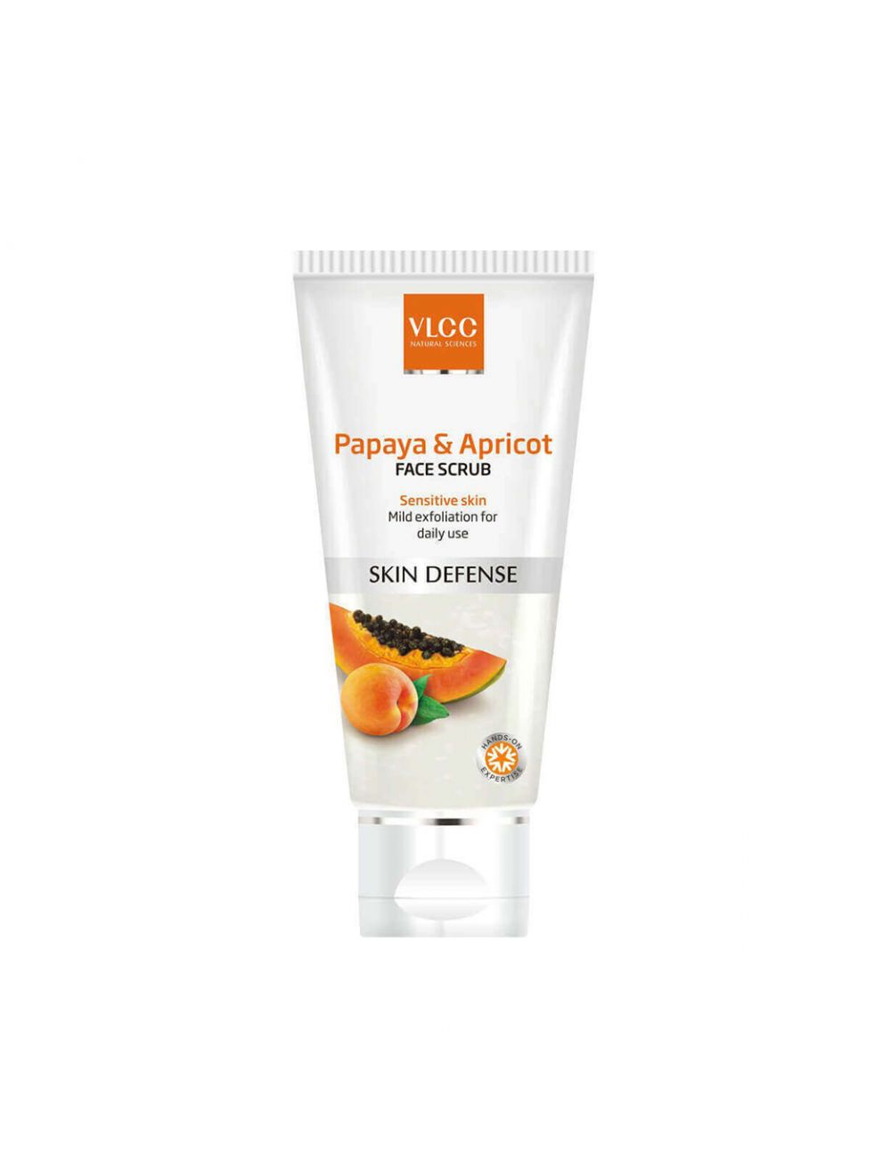 VLCC Papaya & Apricot Scrub For Sensitive Skin (80gm) - Niram