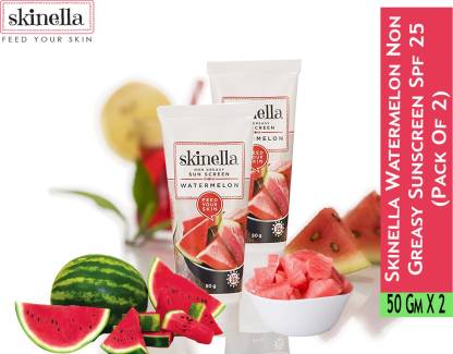Skinella Non Greasy Watermelon Sunscreen (50gm)