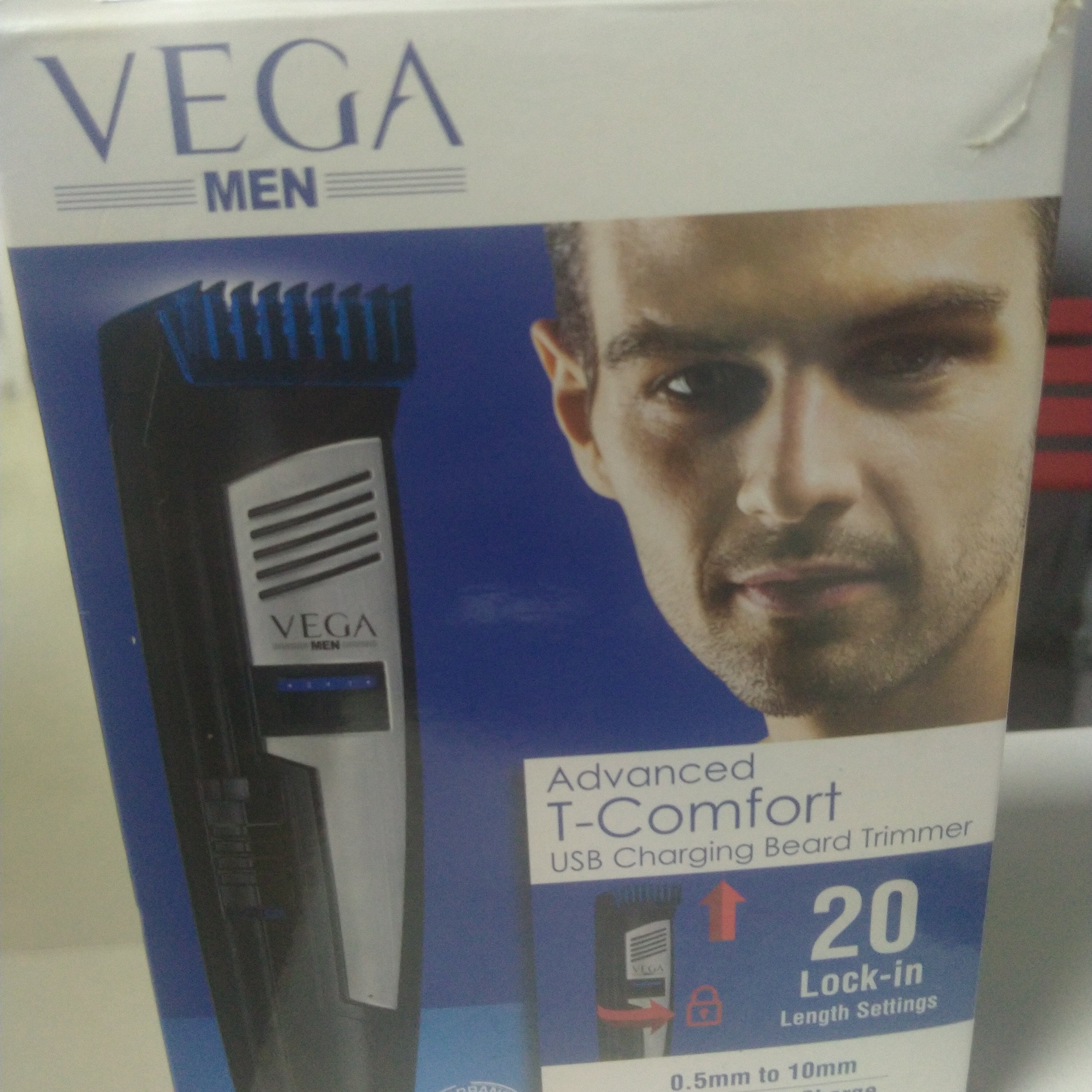 Vega men vhth - 08 vega advanced t comfort trimmer ( beard & hair trimmer)