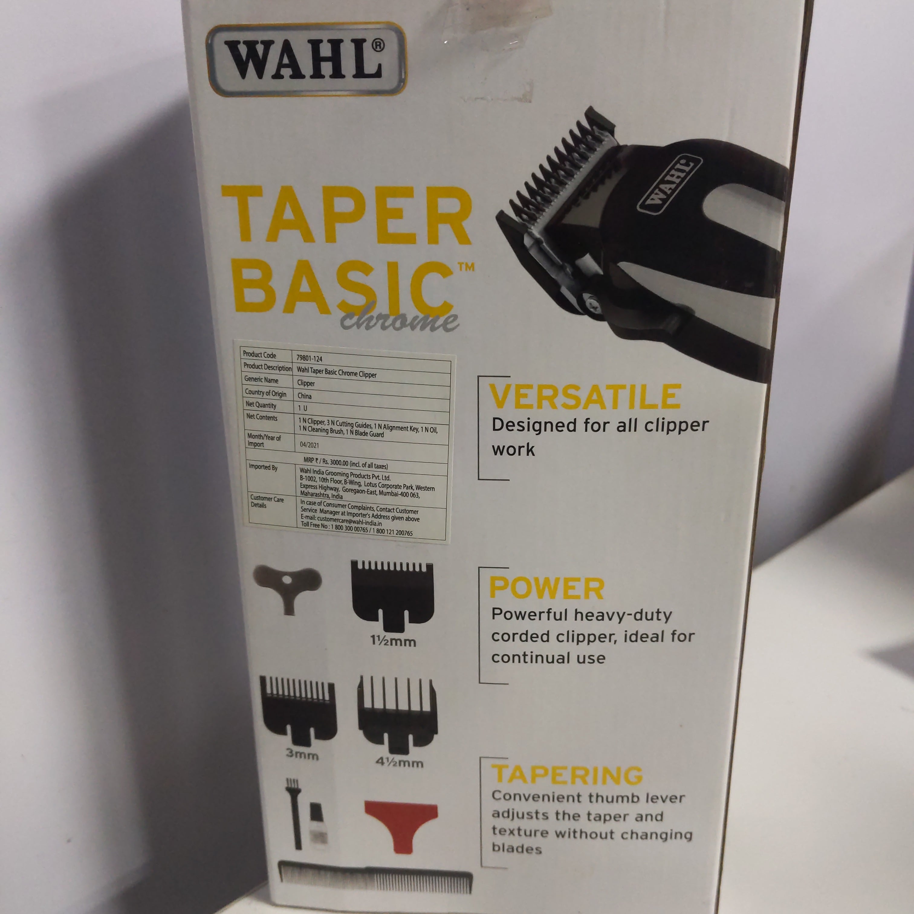 Wahl Taper Basic Chrome Clipper