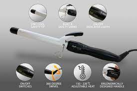 Acee professional pro ceramic curling tong onyx black HCT 5000