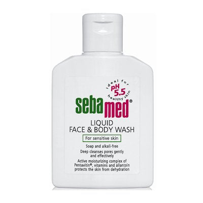 Sebamed Liquid Face & Body Wash, PH 5.5, Soap Free, Sensitive Skin, Active Moisturising Complex (200ml)
