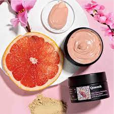 quench mon cherry brightening pink clay mask