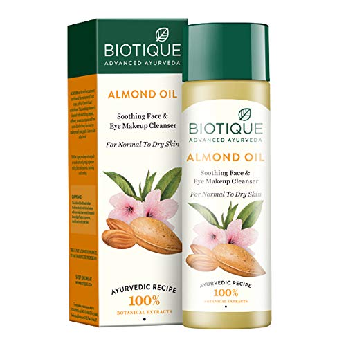 Biotique Bio Almond Oil Soothing Face & Eye Makeup Cleanser (120ml) - Niram