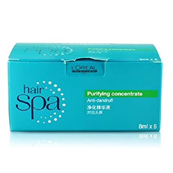 L'Oreal Professionnel Hair Spa Purifying Concentrate  Anyi dandruff(Pack of 6)