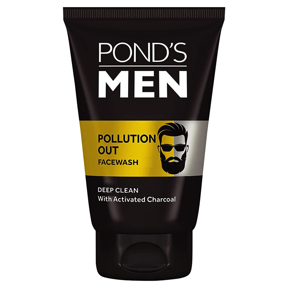 Pond's Men Pollution Out Face Wash Deep Clean With Activated Charcoal (100gm)
