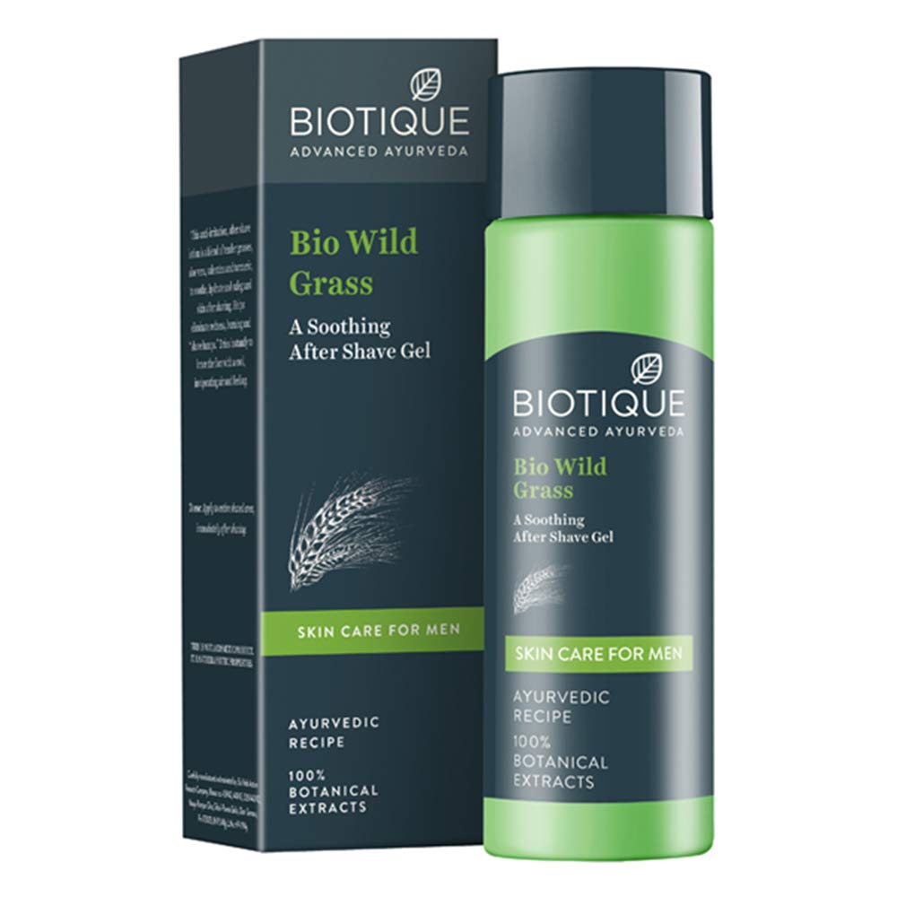 Biotique Bio Wild Grass Soothing After Shave Gel (120ml) - Niram
