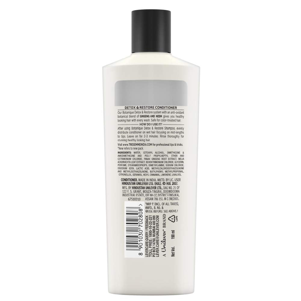 TRESemme Botanique Detox & Restore Conditioner-190 ml