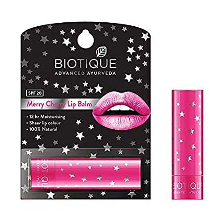 Biotique Merry Cherry Lip Balm (4gm) - Niram