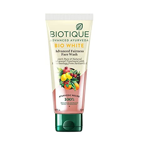Biotique Bio White Advanced Fairness Face Wash-50 ml - Niram
