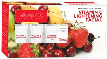 Aroma Magic Vitamin C Skin Lightening Facial Kit (45gm+9ml) - Niram