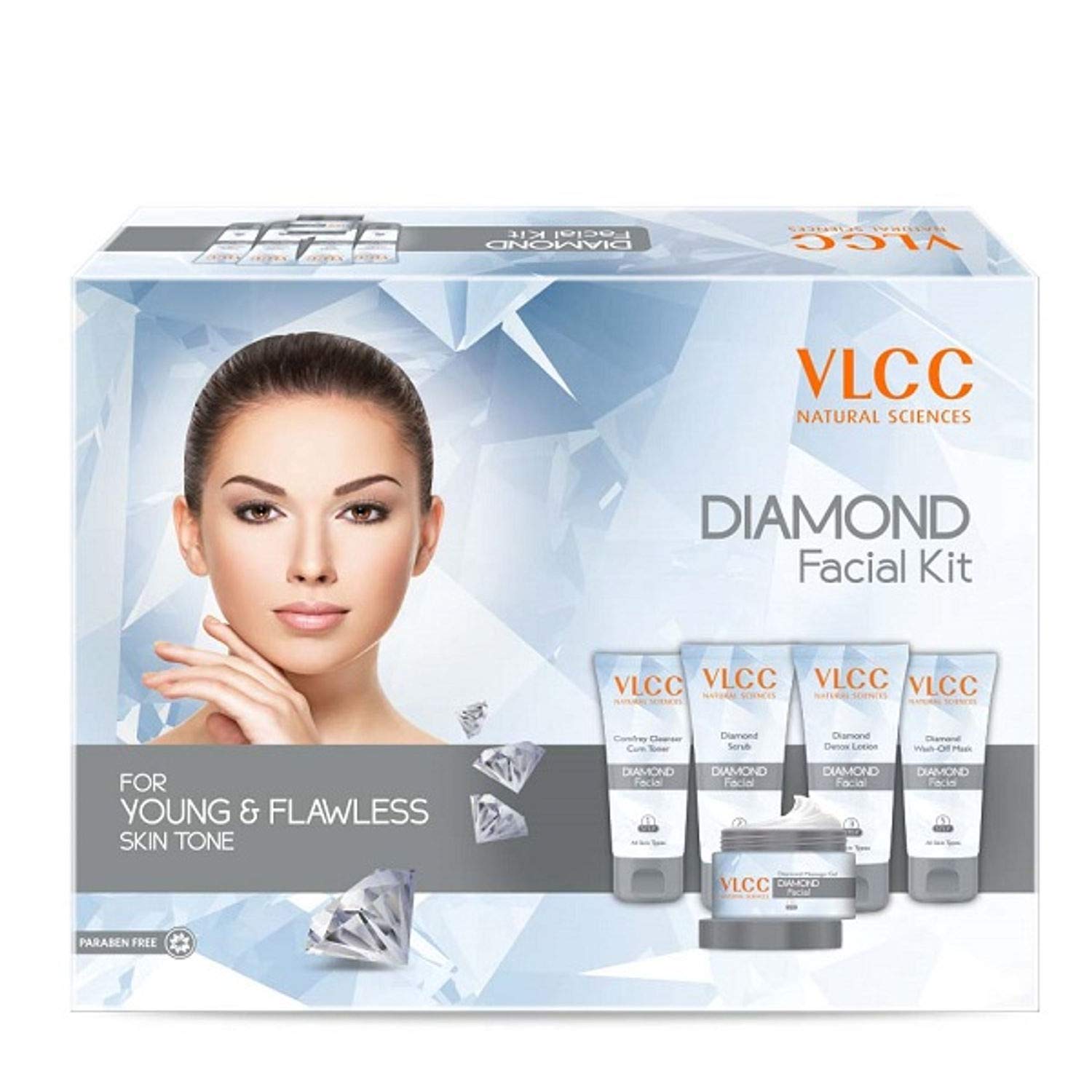 VLCC Diamond Facial Kit 6 Step (250gm) - Niram