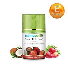 Mamaearth Natural Lip Balm - Strawberry (4.5gm) - Niram