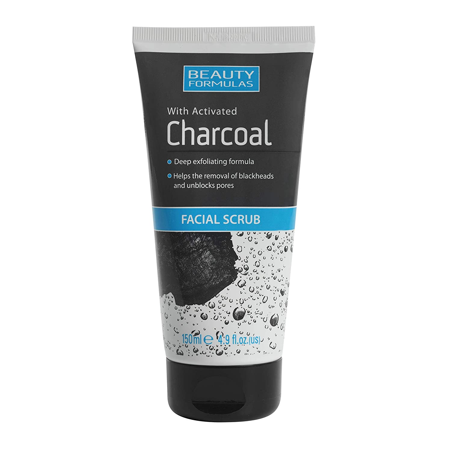 Beauty Formulas With Activated Charcoal Facial Scrub (150ml)