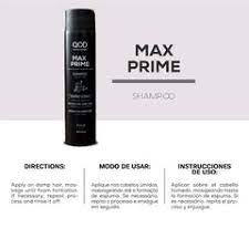 QOD PROFESSIONAL MAX PRIME SHAMPOO (SMOOTH & SHINE )300ML