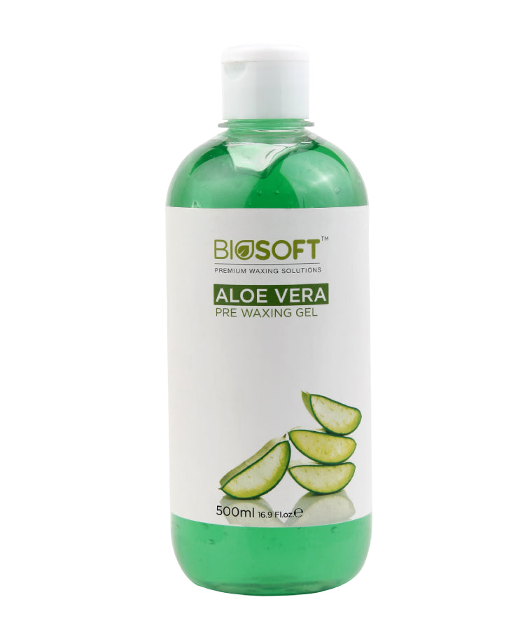 Biosoft Aloe Vera Pre Waxing Gel (500ml)