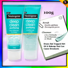 NEUTROGENA DEEP CLEAN PURIFYING CLAY CLEANSER & MASK 100G