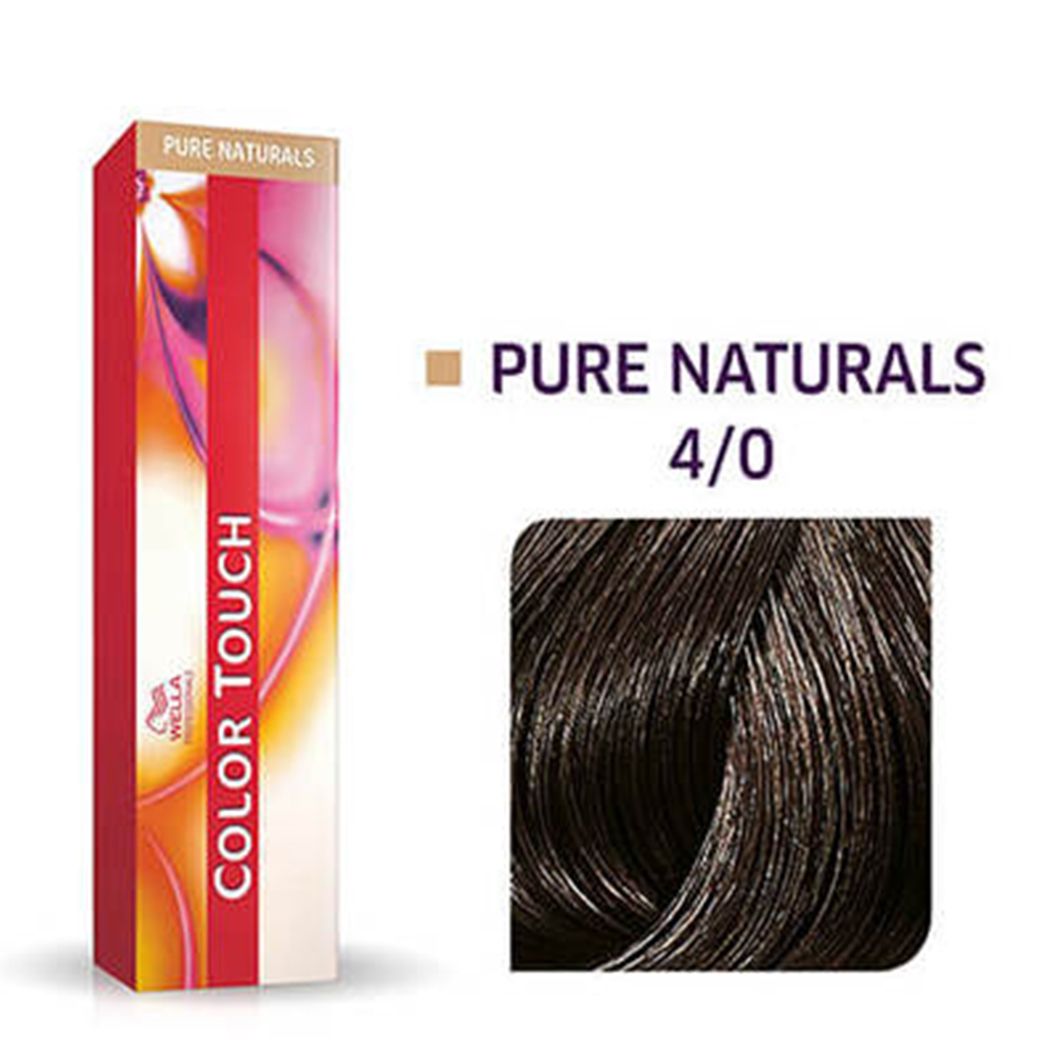 WELLA COLOR TOUCH HAIR COLOR 4/0 MEDIUM BROWN