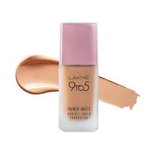 Lakme 9to5 Primer + Matte Perfect Cover Foundation - W160 Warm Sand (25ml)