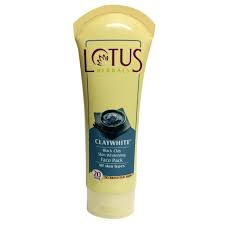 Lotus Herbals CLAYWHITE Black Clay Skin Whitening Face Pack (120gm)