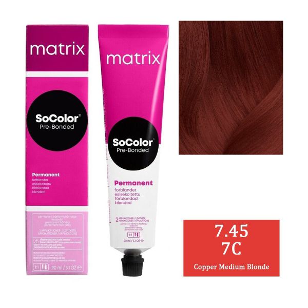 Matrix SOCOLOR 7.45 7C (Copper Medium Blonde)