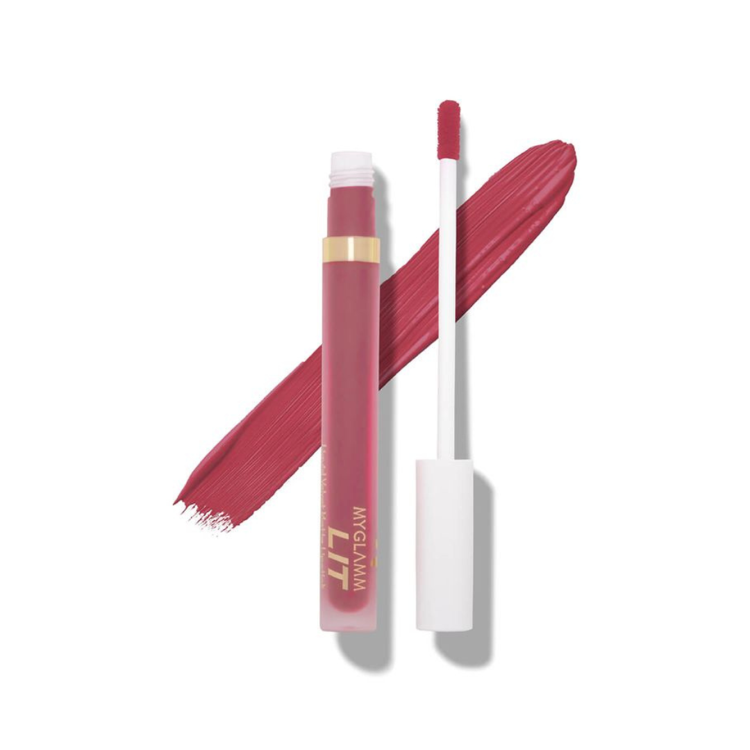 myglamm LIT Liquid velvet Matte Lipstick 02 I.F.L.Y