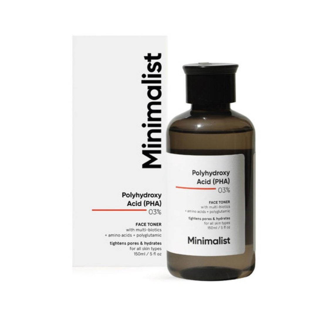 Minimalist Polyhydroxy Acid (PHA) 03% Face Toner - 150 ml