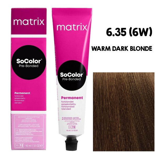 Matrix SOCOLOR 6.35 6W (Warm Dark Blonde)