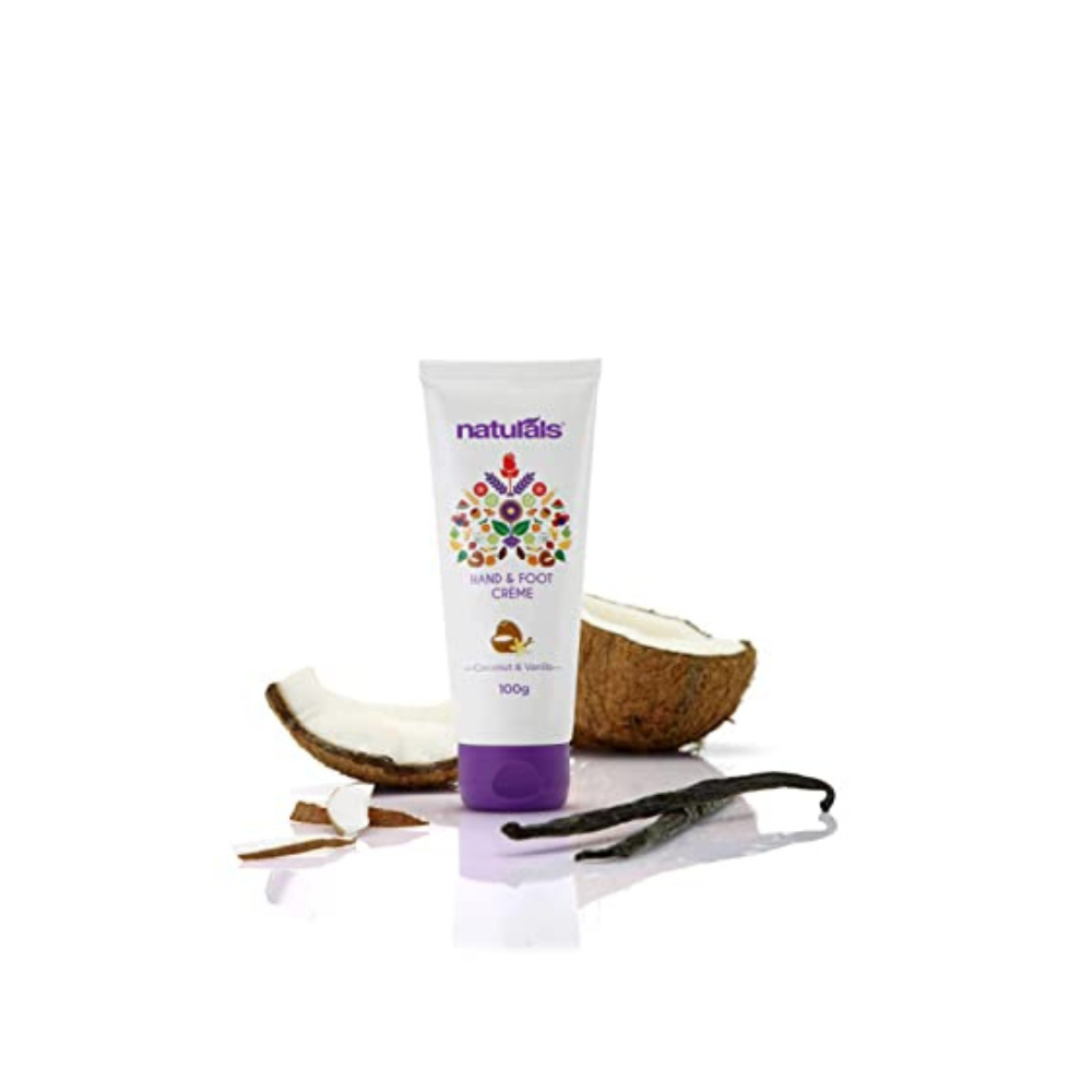 Naturals Coconut & Vanilla Hand And Foot Cream (100gm)