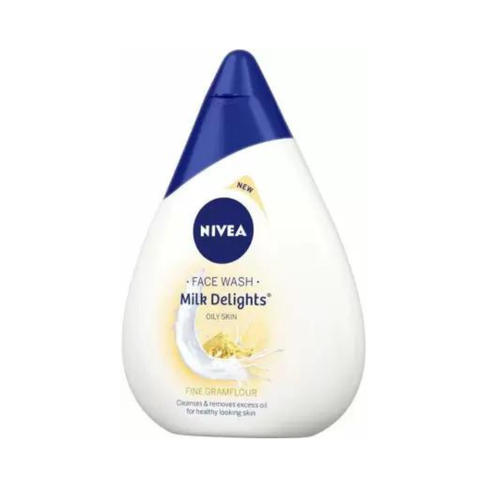 Nivea Milk Delights Face Wash With Fine Gramflour for Oily Skin (100ml)