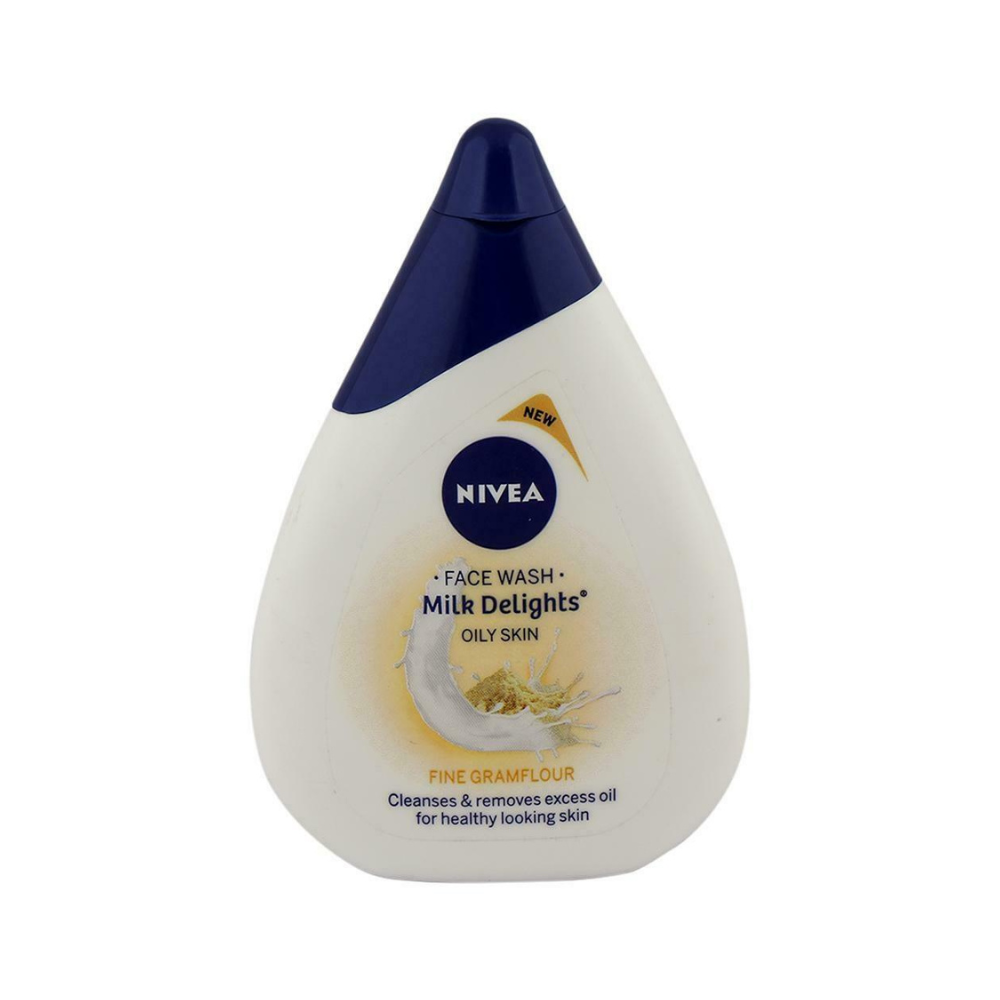 Nivea Milk Delights Face Wash With Fine Gramflour for Oily Skin (50ml)