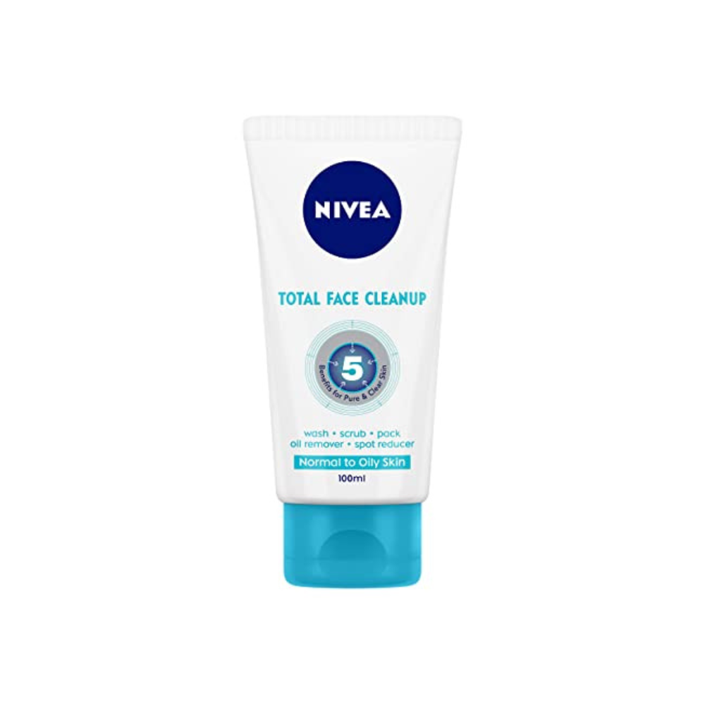 Nivea Total Face Cleanup Face Wash (100ml)