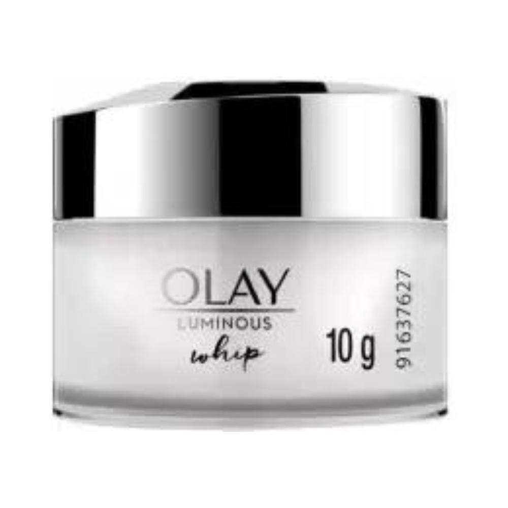 OLAY Luminous whip Light As Air Finish Evens tone & Reduces Pores Without Greasiness Active Moisturiser ( 10g ) Each  (20 ml)