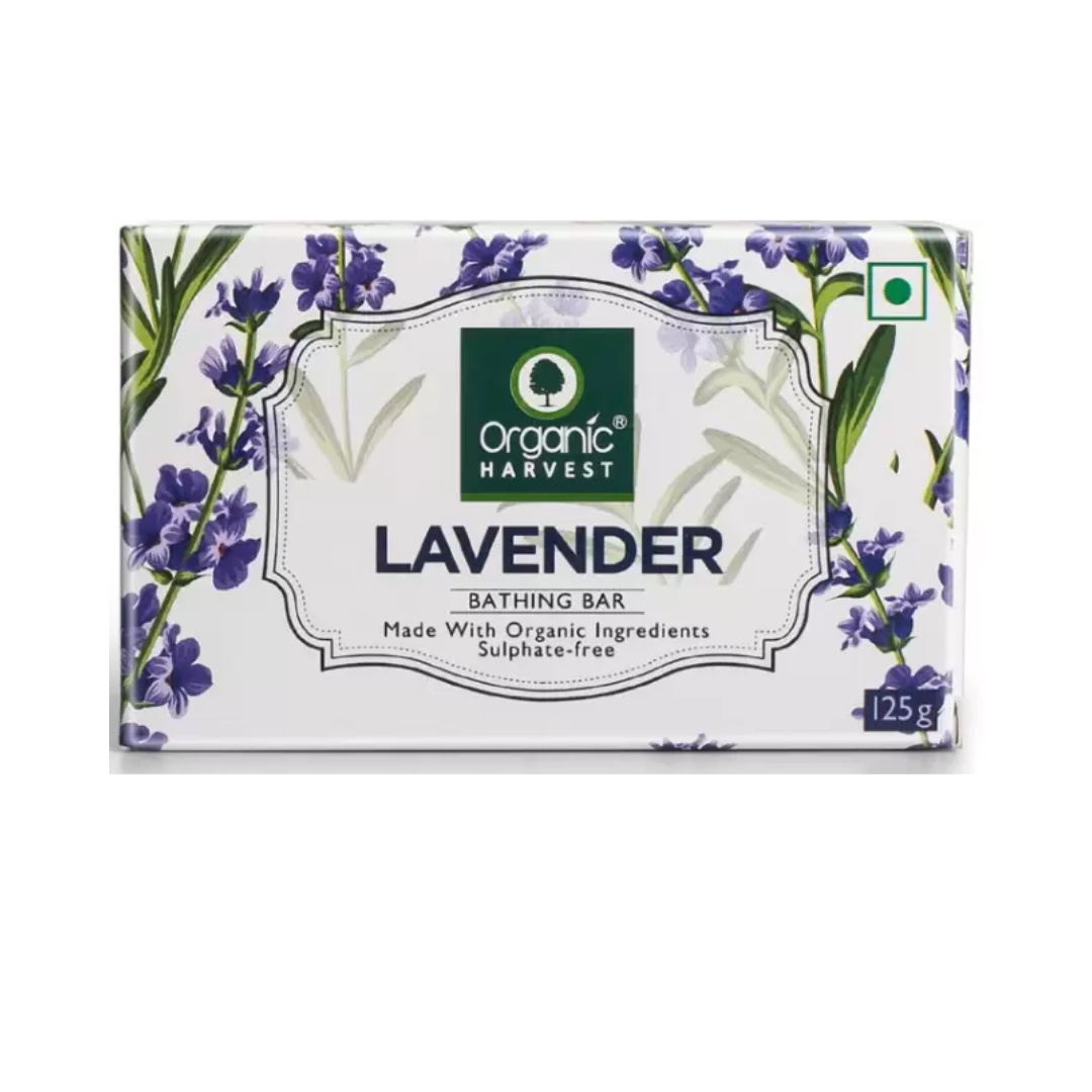  organic_harvest_lavender_bathing_bar_soap_125gm