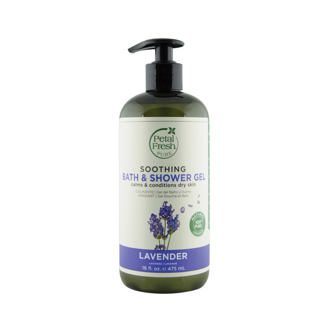 Petal Fresh Pure Lavender Soothing Bath & Shower Gel (475ml)