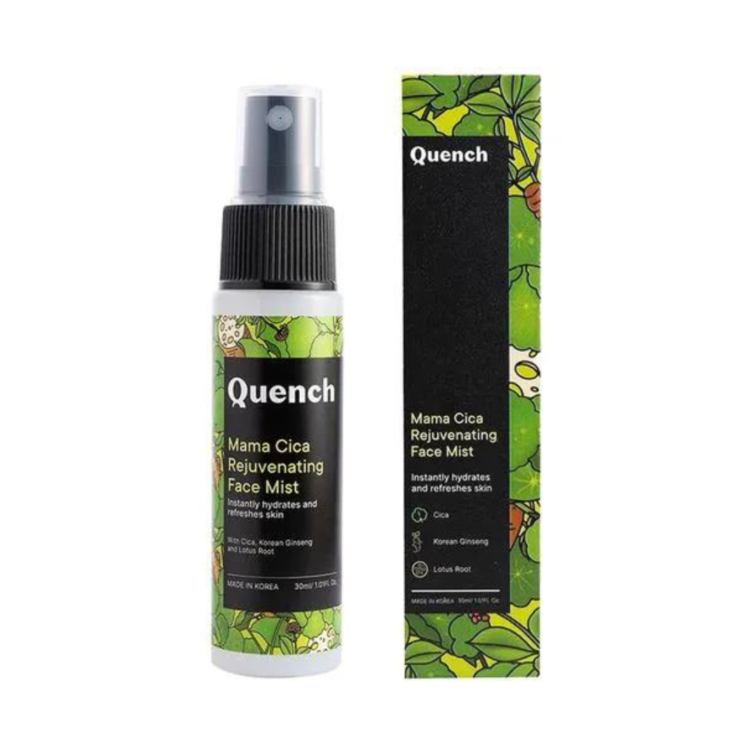quench mama cica rejuvenating face mist 30ml