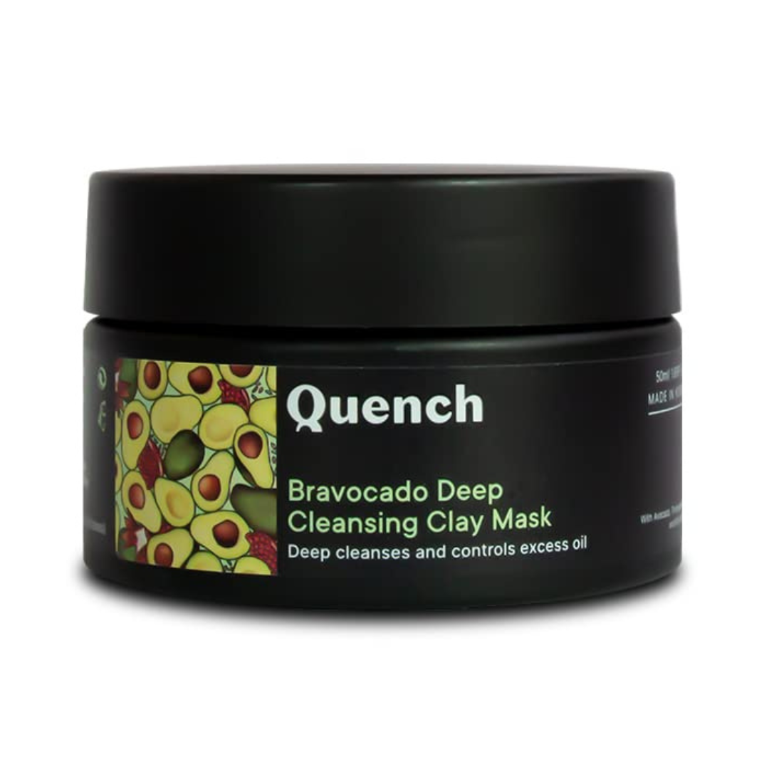 quench bravocado deep cleansing clay mask
