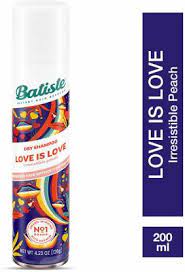 BATISTE DRY SHAMPOO- LOVE IS LOVE IRRESISTABLE PEACH 200ML 