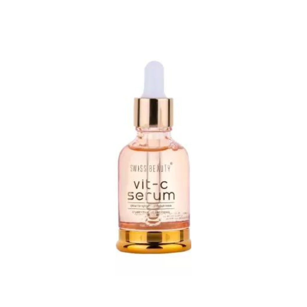 Swiss Beauty Vitamin C Face Serum, Skin Glowing, Brightening and Anti Dullness  (Cruelty free) (30 ml) - Niram Global Private Limited