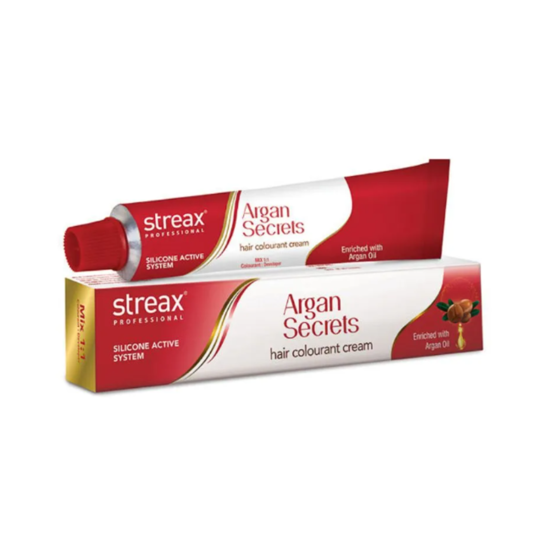 Streax Professional Argan secrets hair colourant cream, silicone active system, enriched with argan oil very light ash blonde 9.1