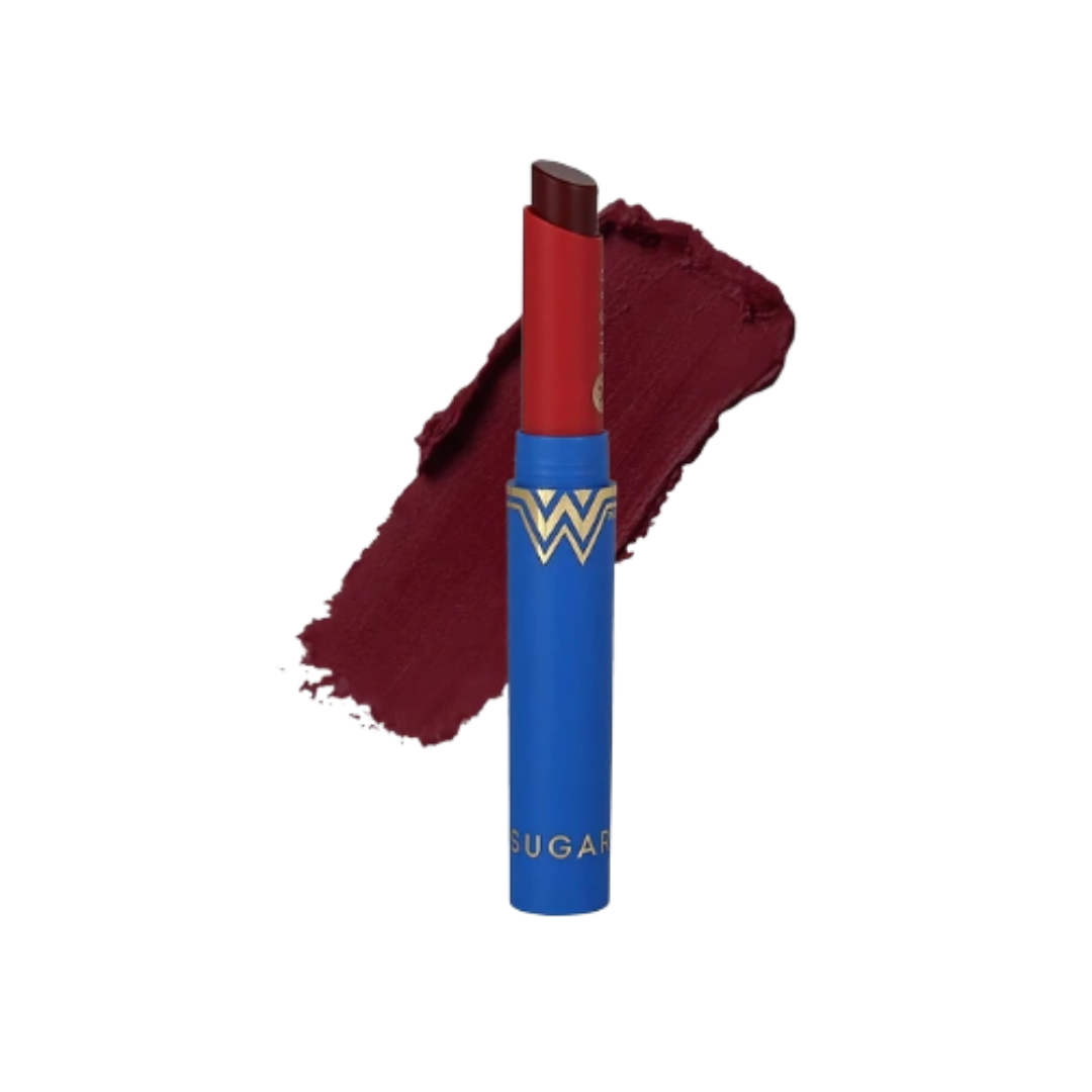 Sugar x Wonder Woman Creamy Matte Lipstick 10 Legendary Lass 2g
