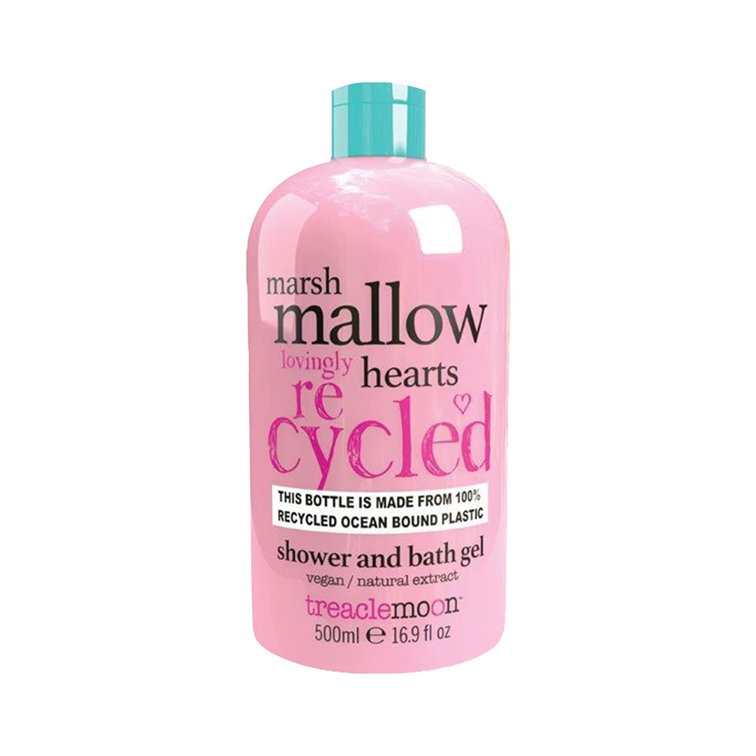 Treaclemoon Marshmallow Heart Moisturizing Shower & Bath Gel with Natural Marshmallow Extracts – Cleanse & Nourishes Skin, Paraben Free, Vegan Friendly