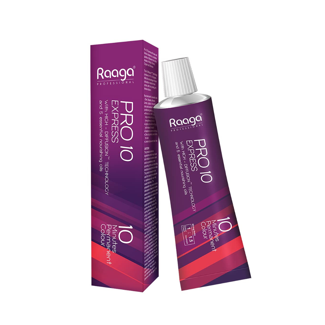 Raaga Professional Pro 10 Express with high diffusion technology and 5 essential nourishing oils - 06 Dark Blonde