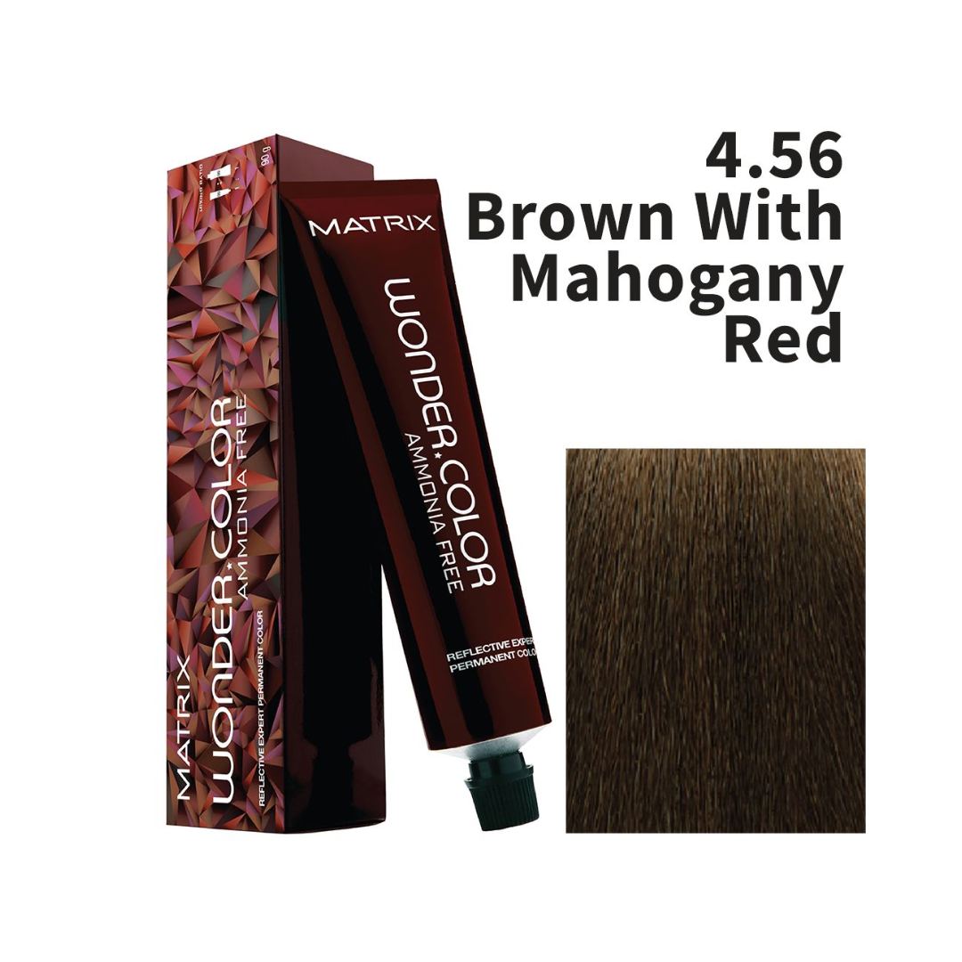 Matrix Wonder Color Ammonia Free 4.56 4MR(mahogany red medium brown)