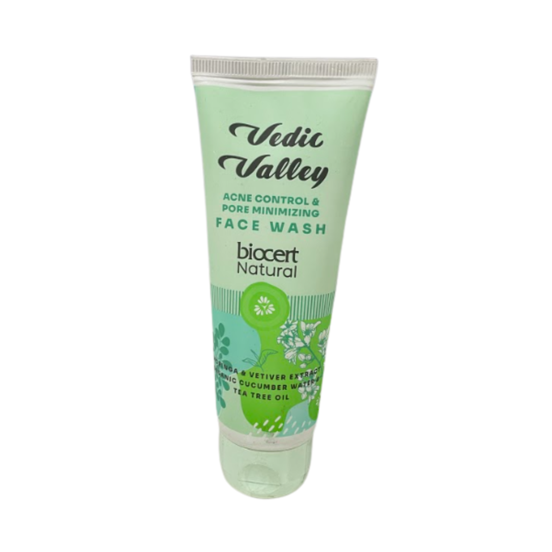 vedic valley acne control & pore minimizing face wash100ml