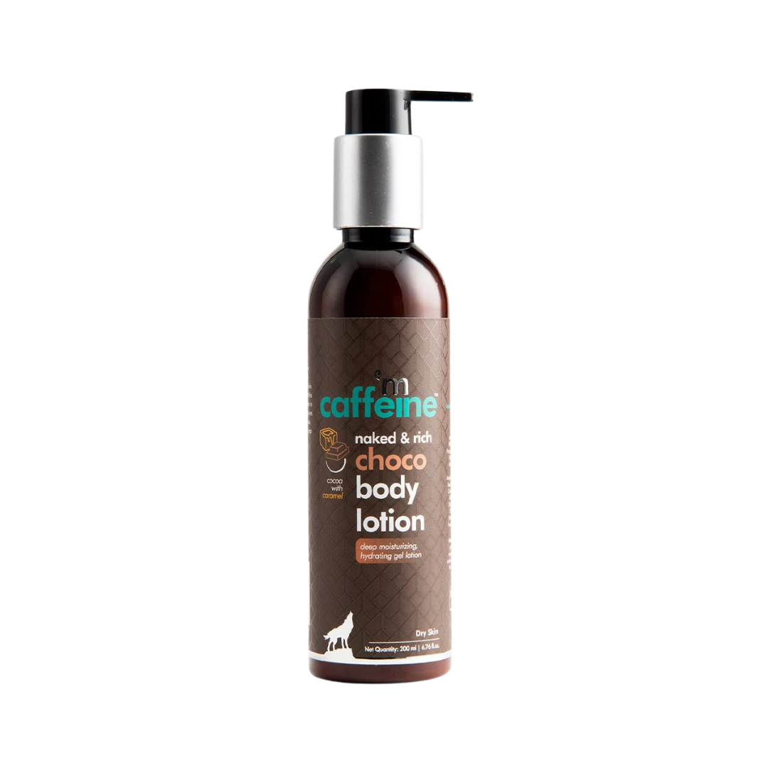M CAFFEINE CHOCO BODY LOTION (  DEEP MOISTURISING & HYDRATING GEL ), Moisturizer for Body with Cocoa Butter & Shea Butter 200ML